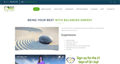 Desktop Screenshot of coreenergywellness.com